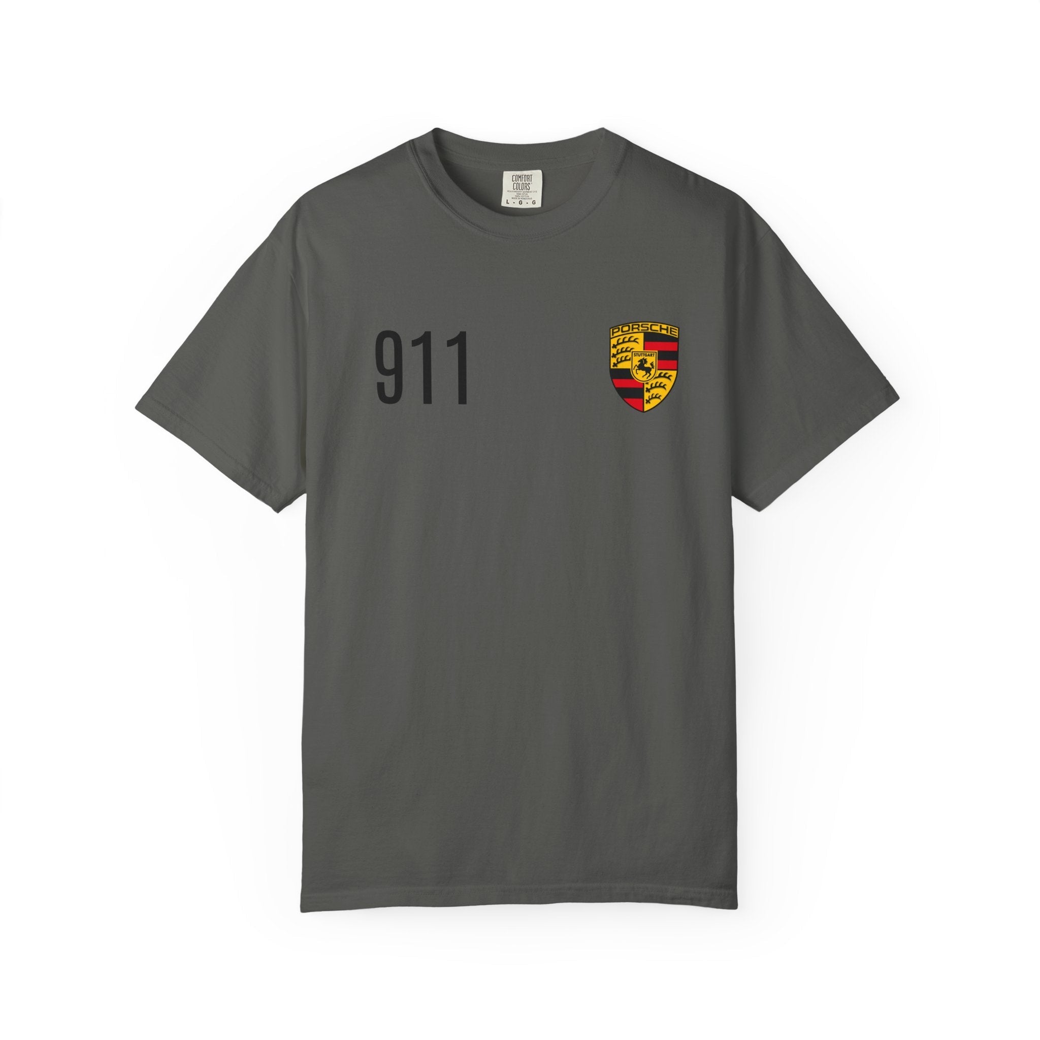 Porsche 911 GT3 RS T-Shirt — 911 Logo & Side-Profile Race Car Tee - Etna Gift