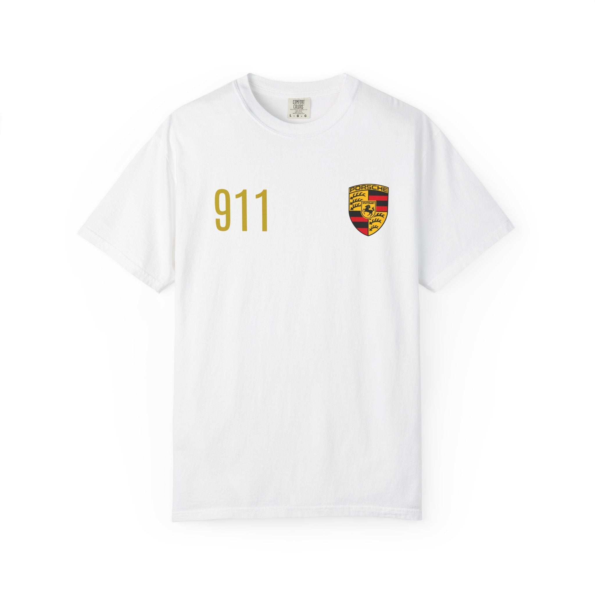 Porsche 911 GT3 RS T-Shirt — 911 Logo & Side-Profile Race Car Tee - Etna Gift