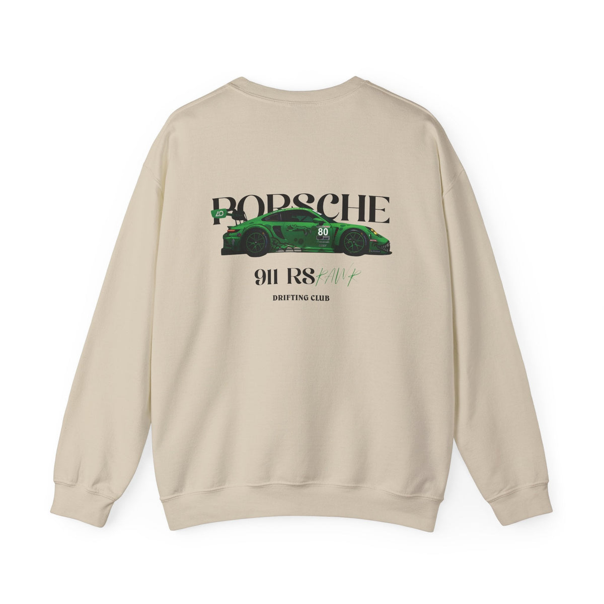 Porsche 911 RS Drift Club Crewneck Sweatshirt - Etna Gift