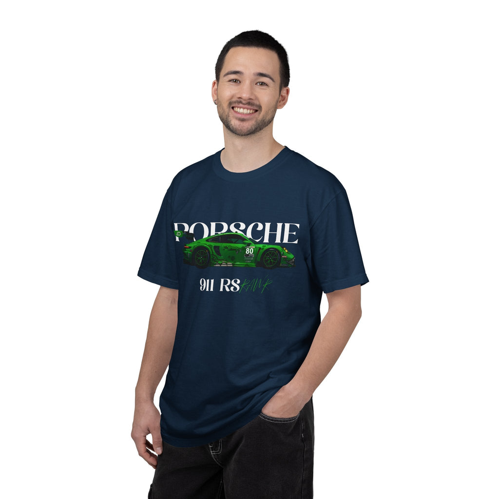 Porsche 911 RS Racing Tee Green GT Car Graphic T-Shirt - Etna Gift