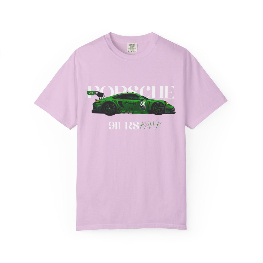 Porsche 911 RS Racing Tee Green GT Car Graphic T-Shirt - Etna Gift