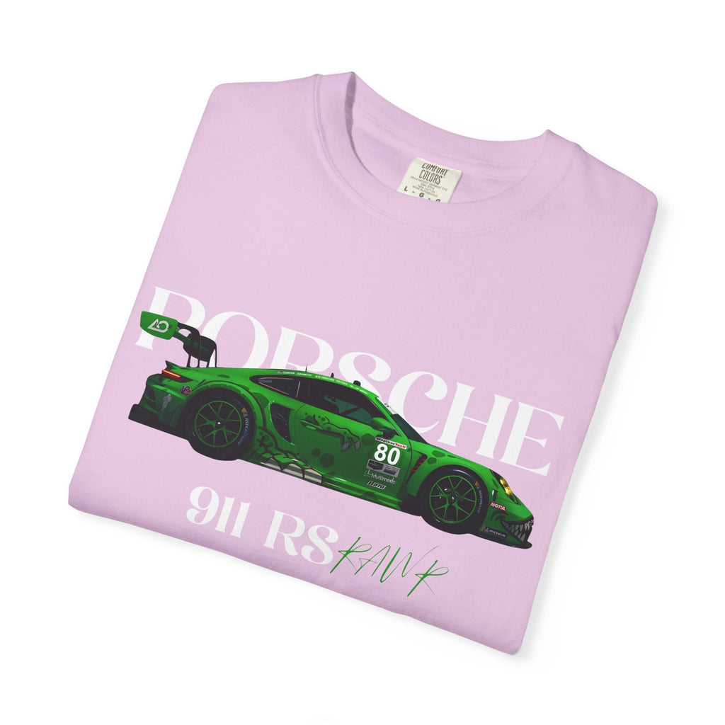 Porsche 911 RS Racing Tee Green GT Car Graphic T-Shirt - Etna Gift