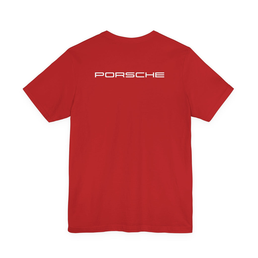 Porsche Crest Tee — Classic Logo Short Sleeve Shirt - Etna Gift