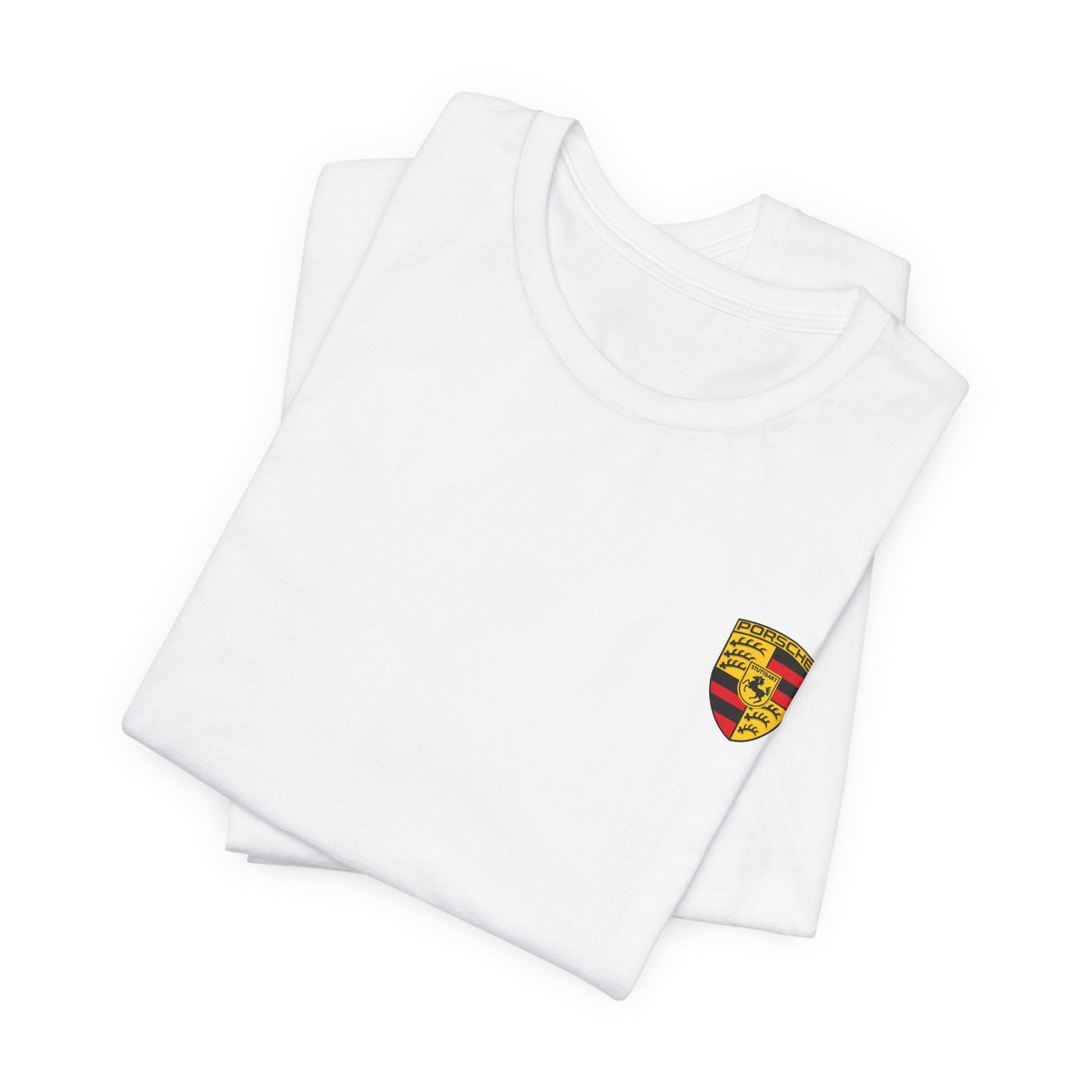 Porsche Crest Tee — Classic Logo Short Sleeve Shirt - Etna Gift