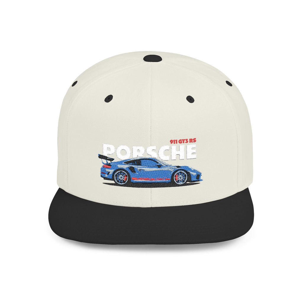 Porsche Flat Bill Snapback Hat, Stylish Cap for Car Enthusiasts, Trendy Headwear, Gift for Him, Vintage Car Hat - Etna Gift