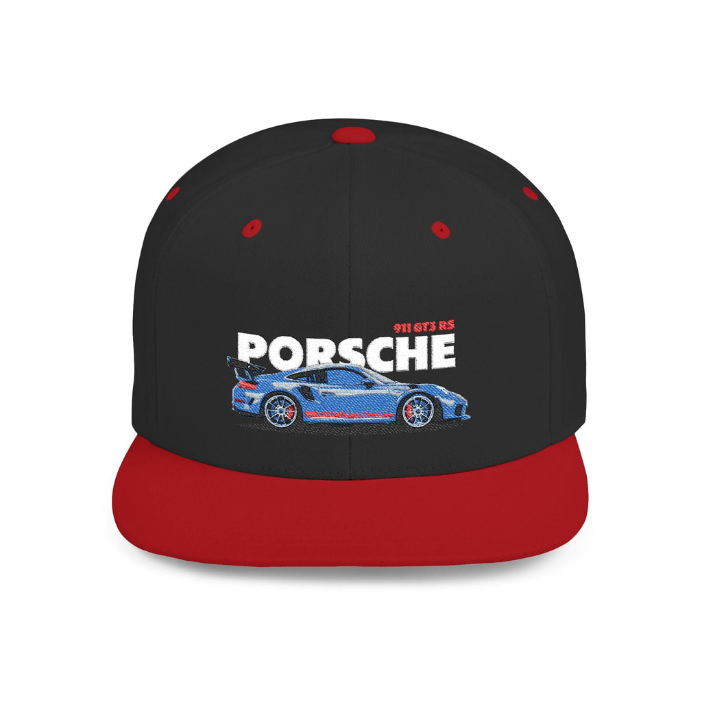 Porsche Flat Bill Snapback Hat, Stylish Cap for Car Enthusiasts, Trendy Headwear, Gift for Him, Vintage Car Hat - Etna Gift