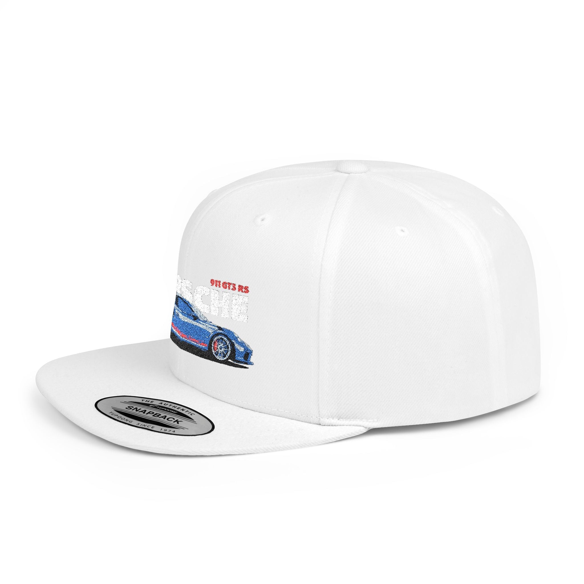 Porsche Flat Bill Snapback Hat, Stylish Cap for Car Enthusiasts, Trendy Headwear, Gift for Him, Vintage Car Hat - Etna Gift