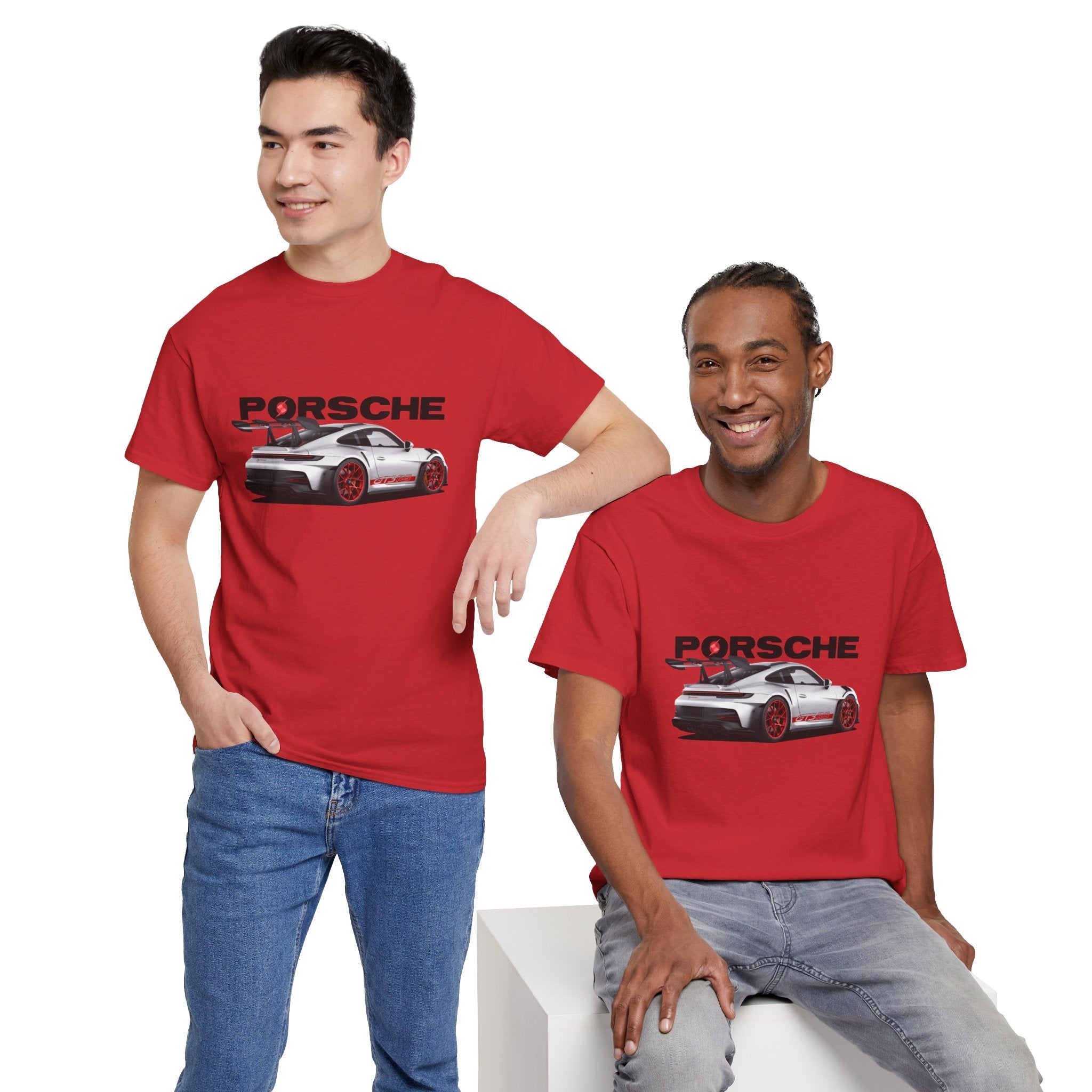 Porsche GT Race Car Tee — Sportscar Graphic T-Shirt - Etna Gift