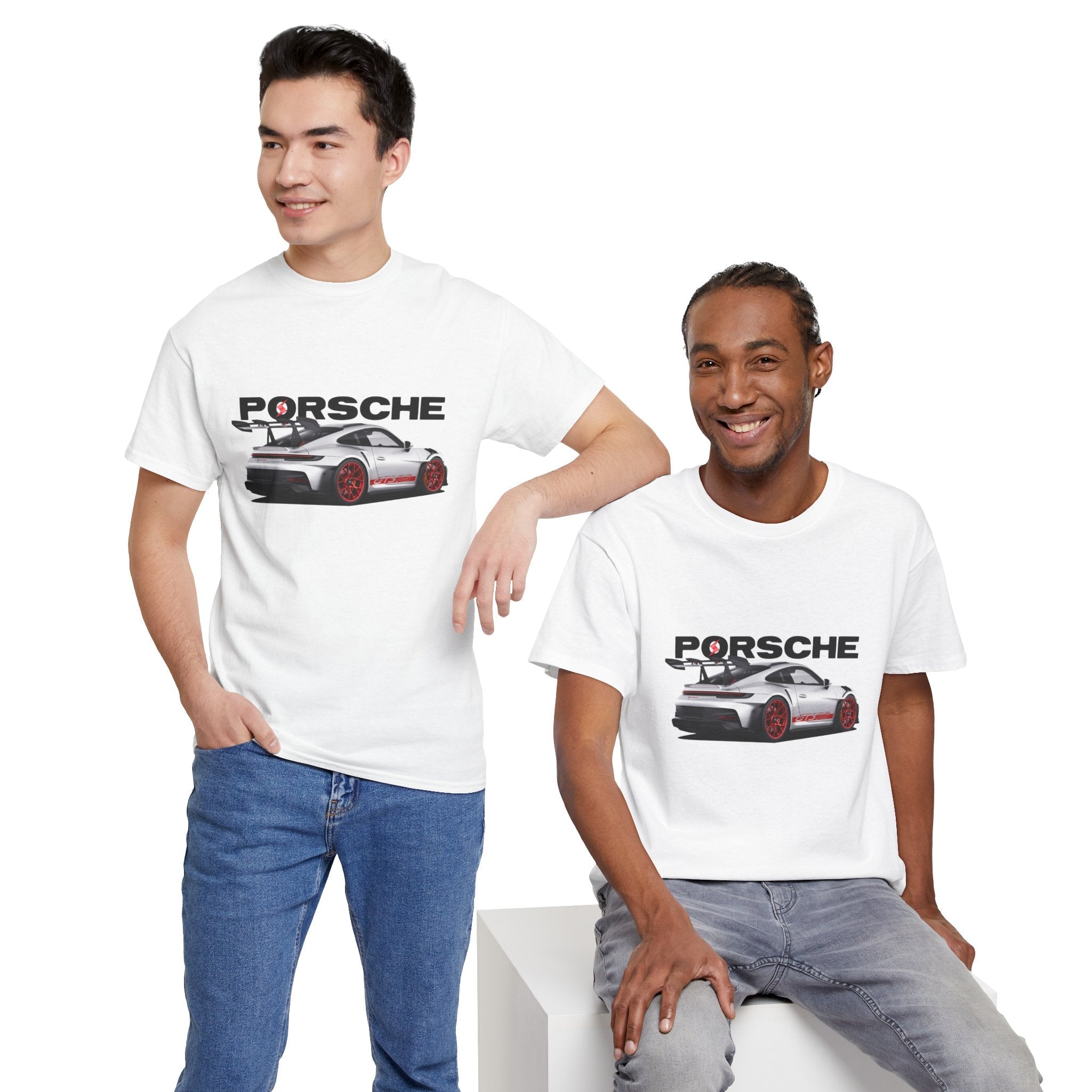 Porsche GT Race Car Tee — Sportscar Graphic T-Shirt - Etna Gift