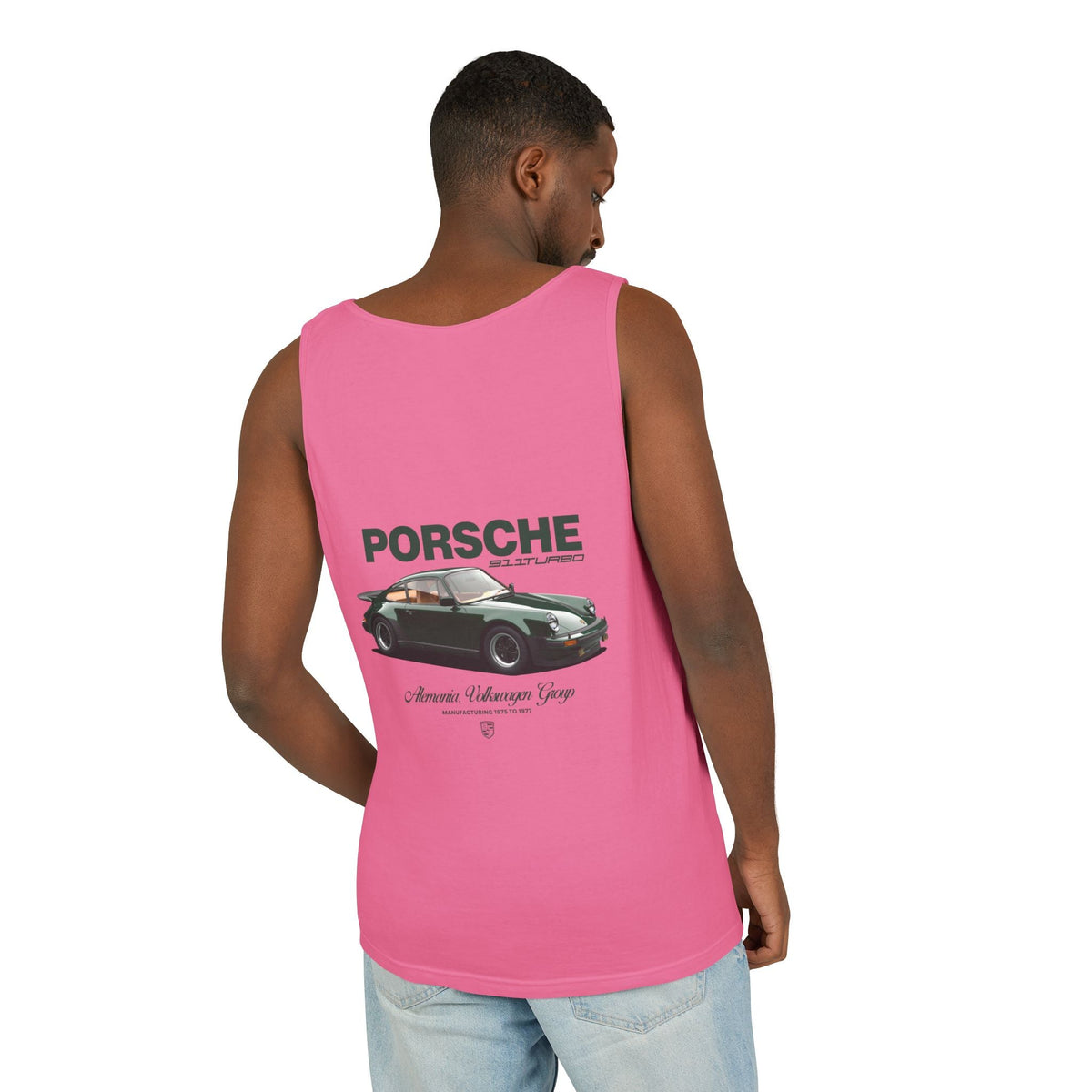 Porsche Vintage 911 Tank Top — Classic Car Graphic Sleeveless Tee - Etna Gift