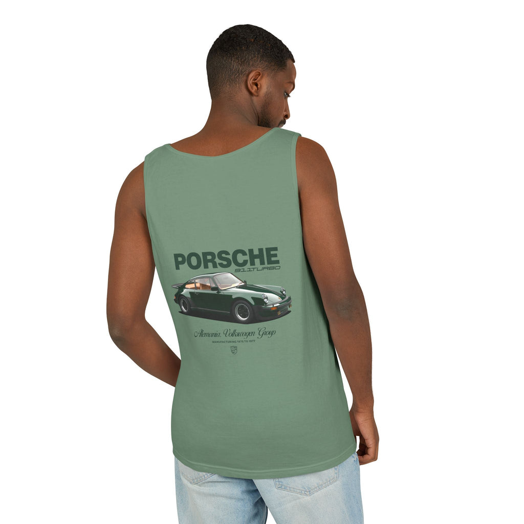 Porsche Vintage 911 Tank Top — Classic Car Graphic Sleeveless Tee - Etna Gift
