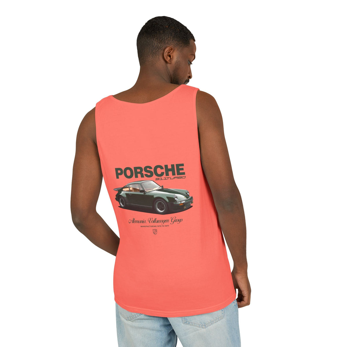 Porsche Vintage 911 Tank Top — Classic Car Graphic Sleeveless Tee - Etna Gift