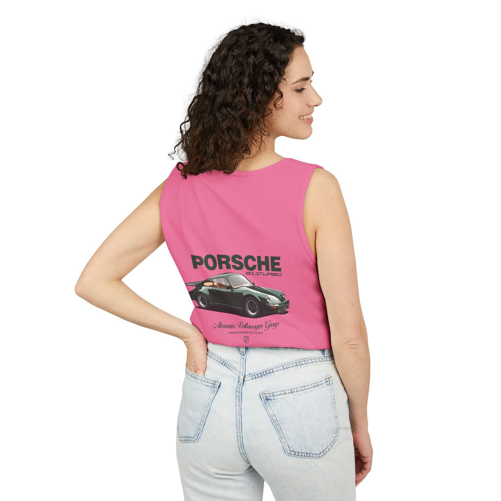 Porsche Vintage 911 Tank Top — Classic Car Graphic Sleeveless Tee - Etna Gift