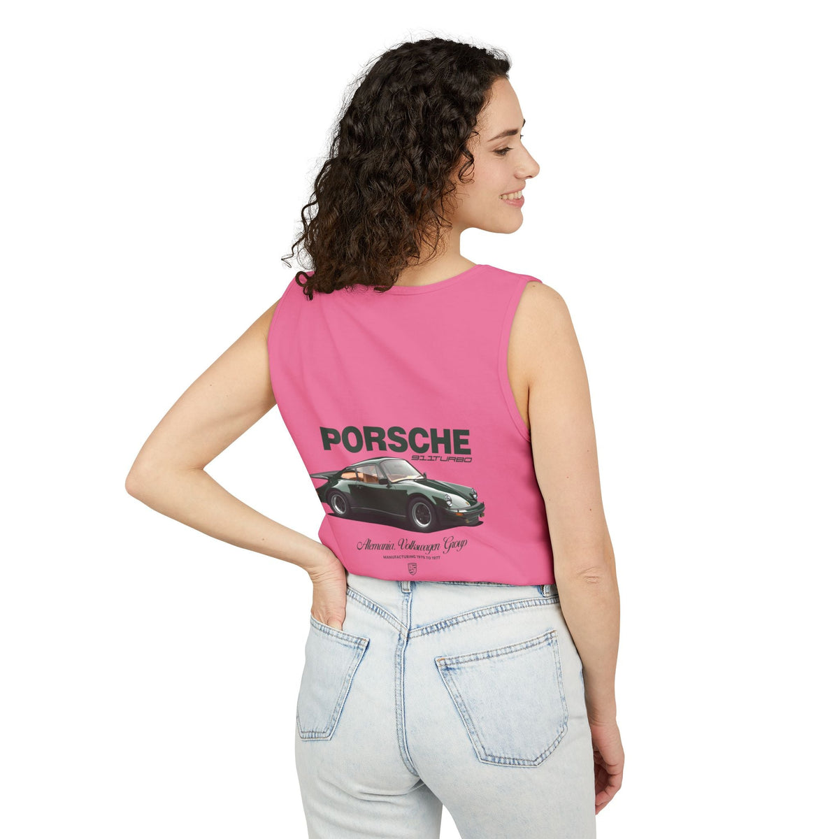 Porsche Vintage 911 Tank Top — Classic Car Graphic Sleeveless Tee - Etna Gift