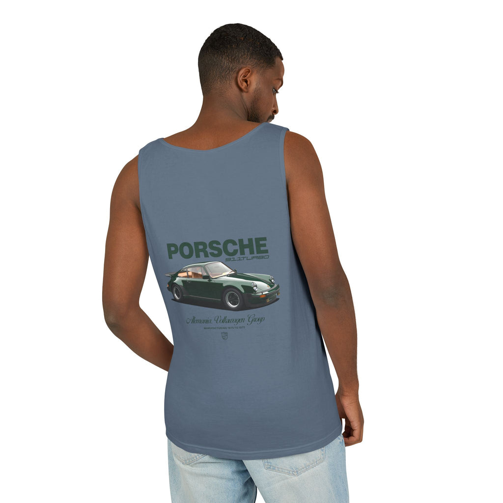 Porsche Vintage 911 Tank Top — Classic Car Graphic Sleeveless Tee - Etna Gift