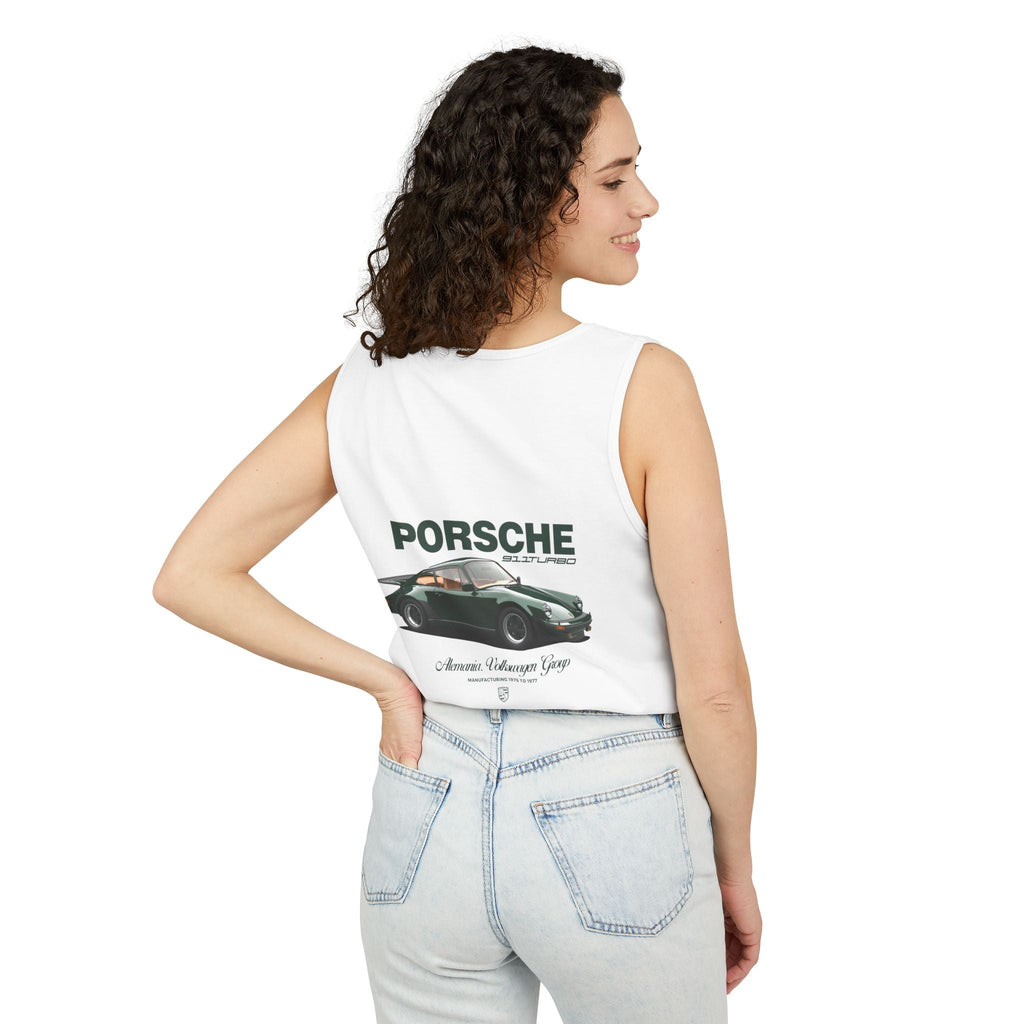 Porsche Vintage 911 Tank Top — Classic Car Graphic Sleeveless Tee - Etna Gift