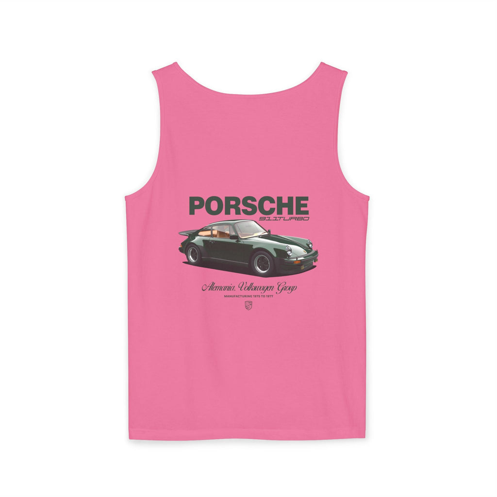 Porsche Vintage 911 Tank Top — Classic Car Graphic Sleeveless Tee - Etna Gift