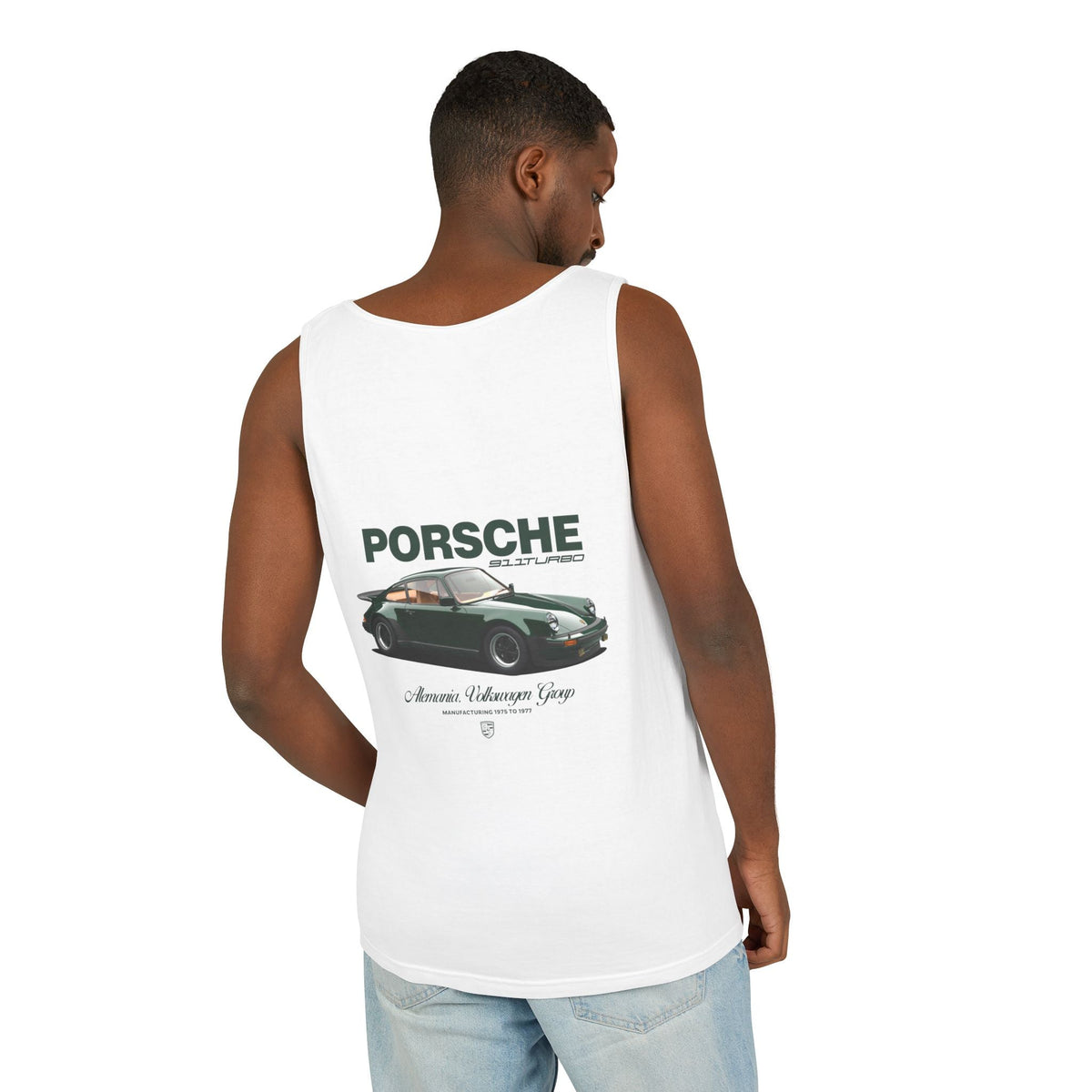 Porsche Vintage 911 Tank Top — Classic Car Graphic Sleeveless Tee - Etna Gift