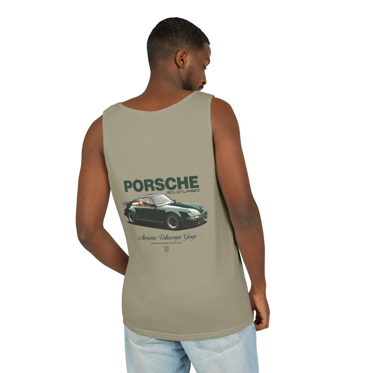 Porsche Vintage 911 Tank Top — Classic Car Graphic Sleeveless Tee - Etna Gift