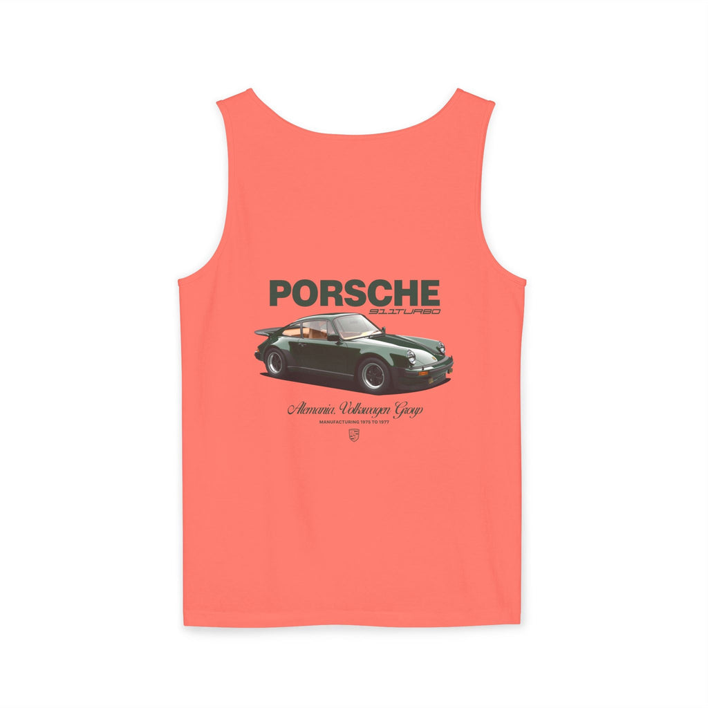 Porsche Vintage 911 Tank Top — Classic Car Graphic Sleeveless Tee - Etna Gift