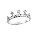 Queen's Crown Design Ring – 925 Sterling Silver Women's Ring - Etna Gift