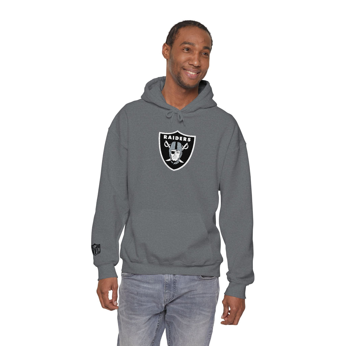 Raiders Shield Logo Hoodie - Etna Gift