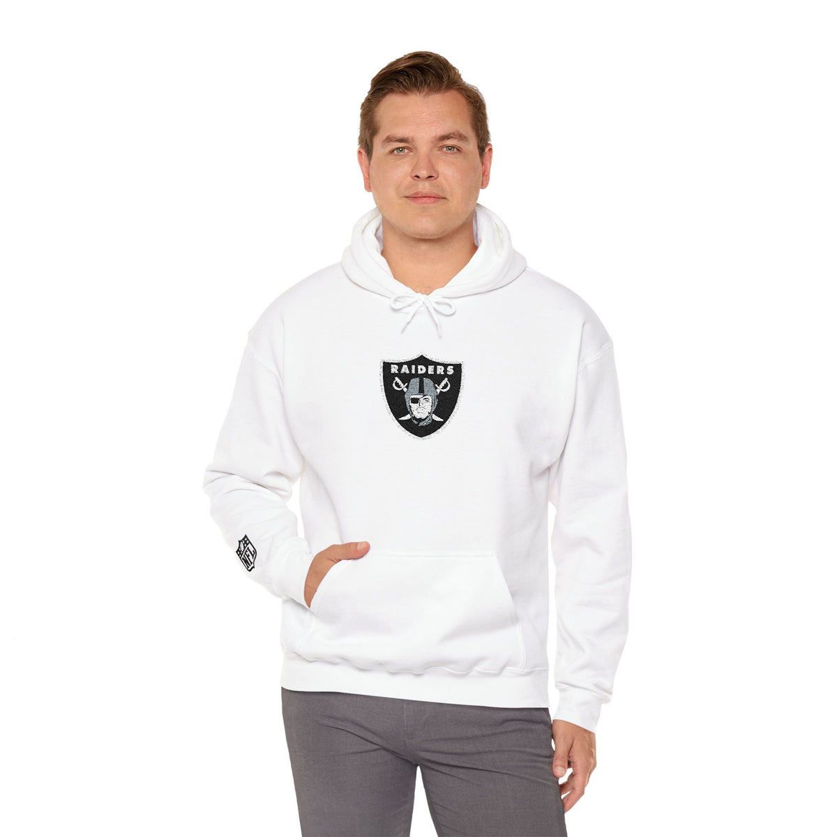 Raiders Shield Logo Hoodie - Etna Gift