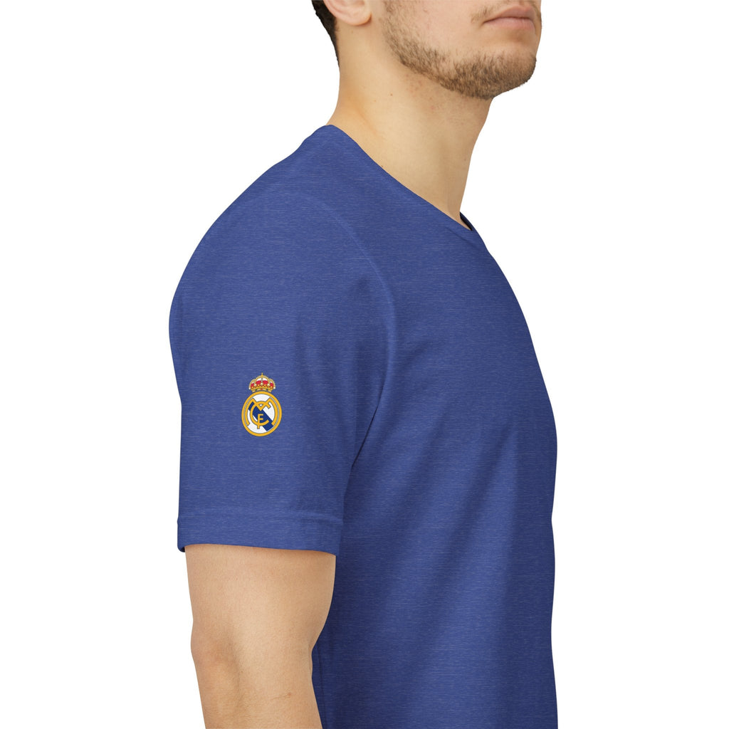 Real Madrid Crest Tee White Short Sleeve Soccer Shirt - Etna Gift