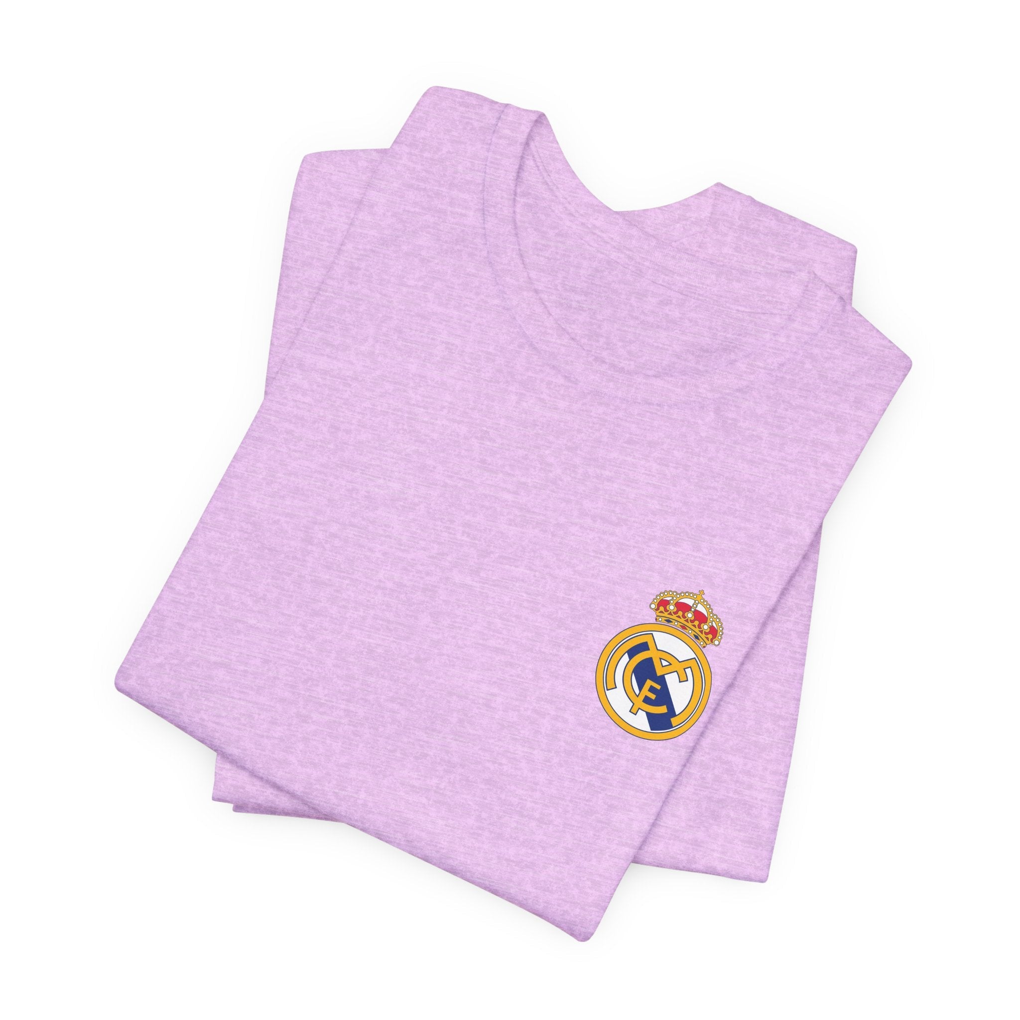 Real Madrid Crest Tee White Short Sleeve Soccer Shirt - Etna Gift