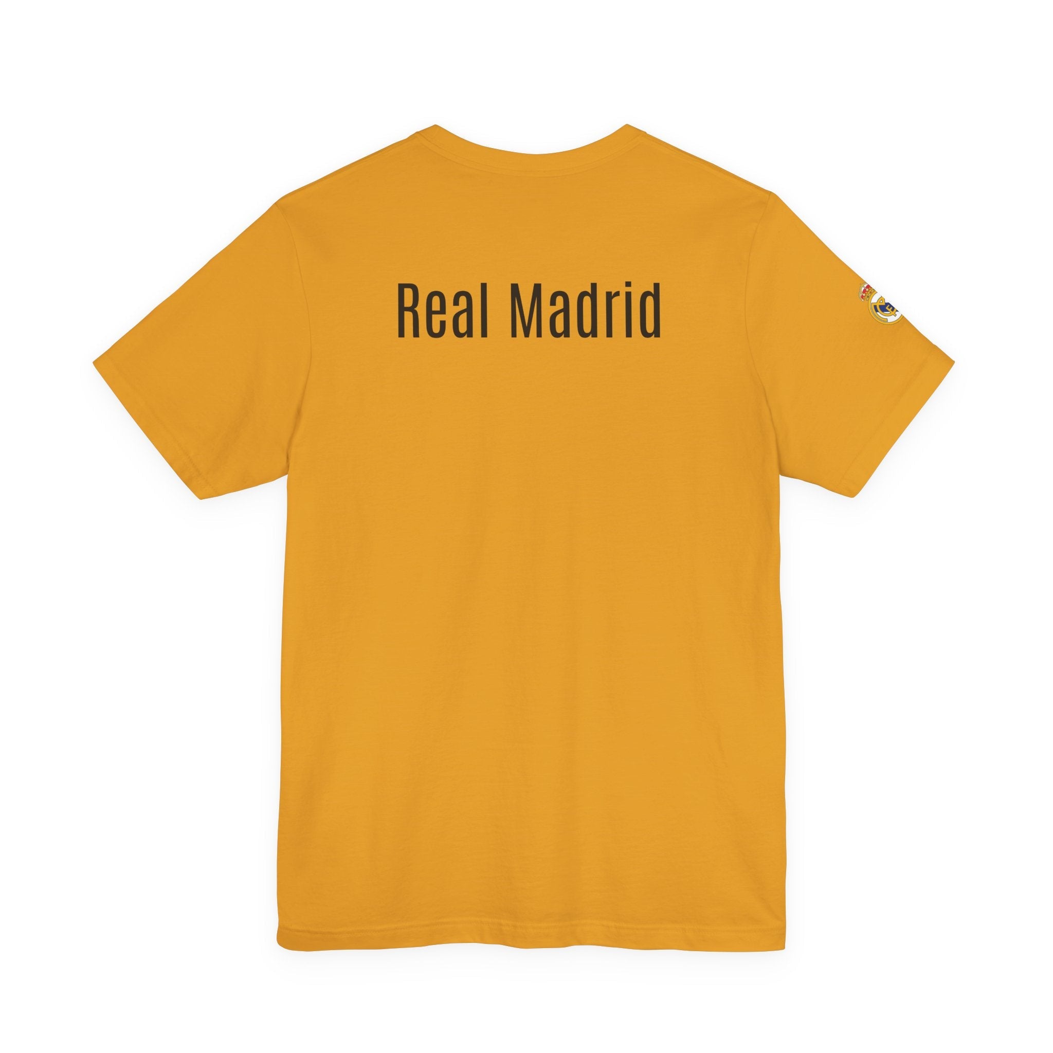 Real Madrid Crest Tee White Short Sleeve Soccer Shirt - Etna Gift