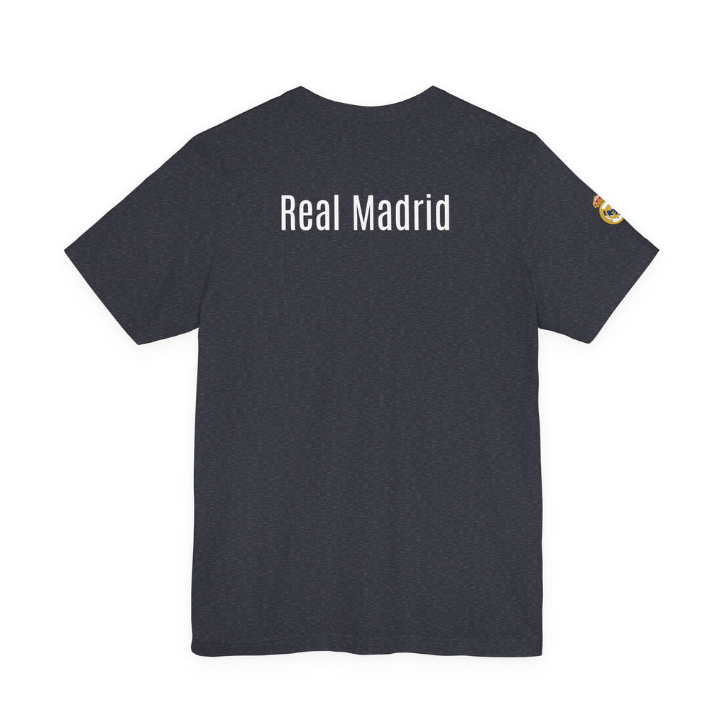 Real Madrid Crest Tee White Short Sleeve Soccer Shirt - Etna Gift