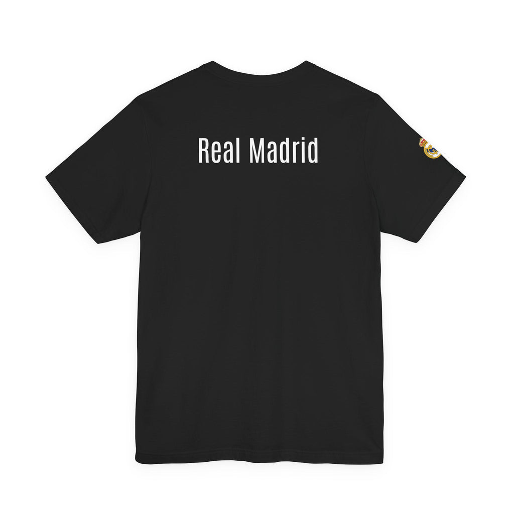 Real Madrid Crest Tee White Short Sleeve Soccer Shirt - Etna Gift