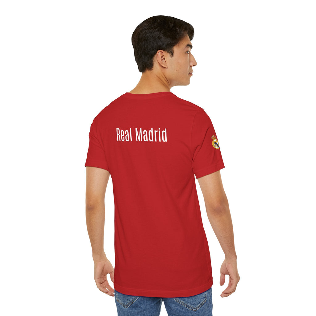Real Madrid Crest Tee White Short Sleeve Soccer Shirt - Etna Gift