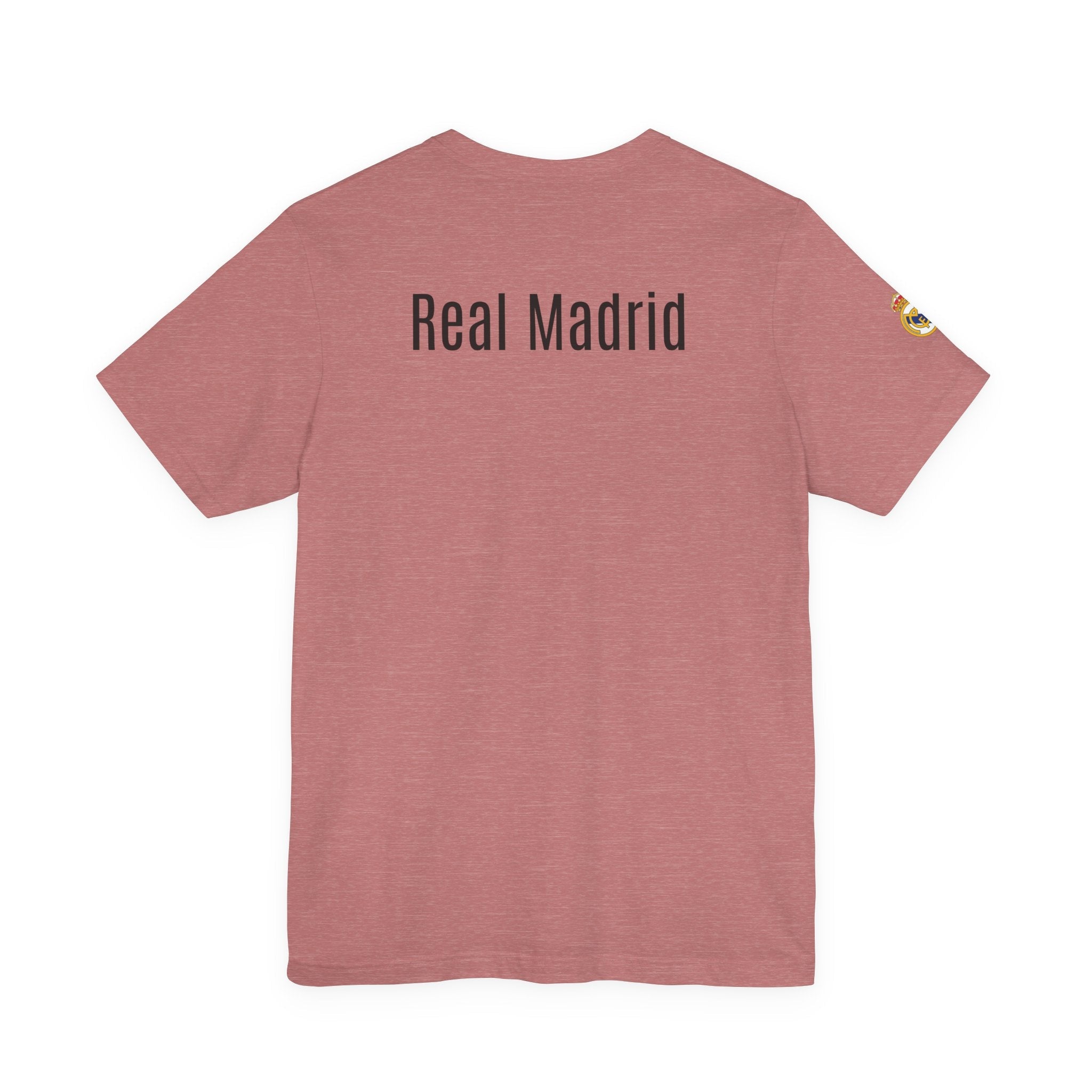 Real Madrid Crest Tee White Short Sleeve Soccer Shirt - Etna Gift