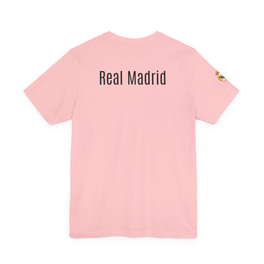 Real Madrid Crest Tee White Short Sleeve Soccer Shirt - Etna Gift