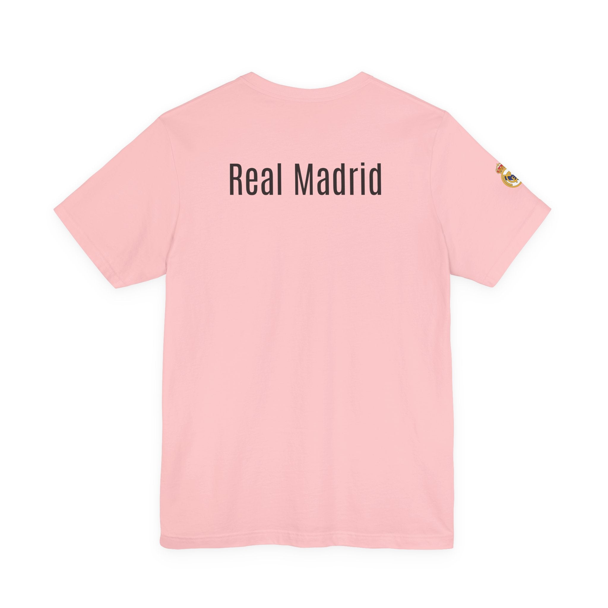 Real Madrid Crest Tee White Short Sleeve Soccer Shirt - Etna Gift