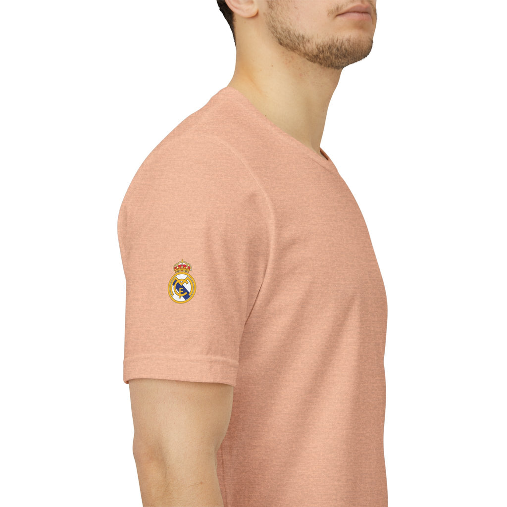 Real Madrid Crest Tee White Short Sleeve Soccer Shirt - Etna Gift