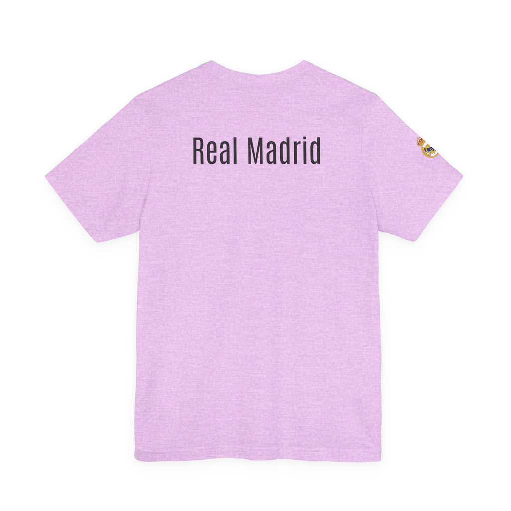 Real Madrid Crest Tee White Short Sleeve Soccer Shirt - Etna Gift