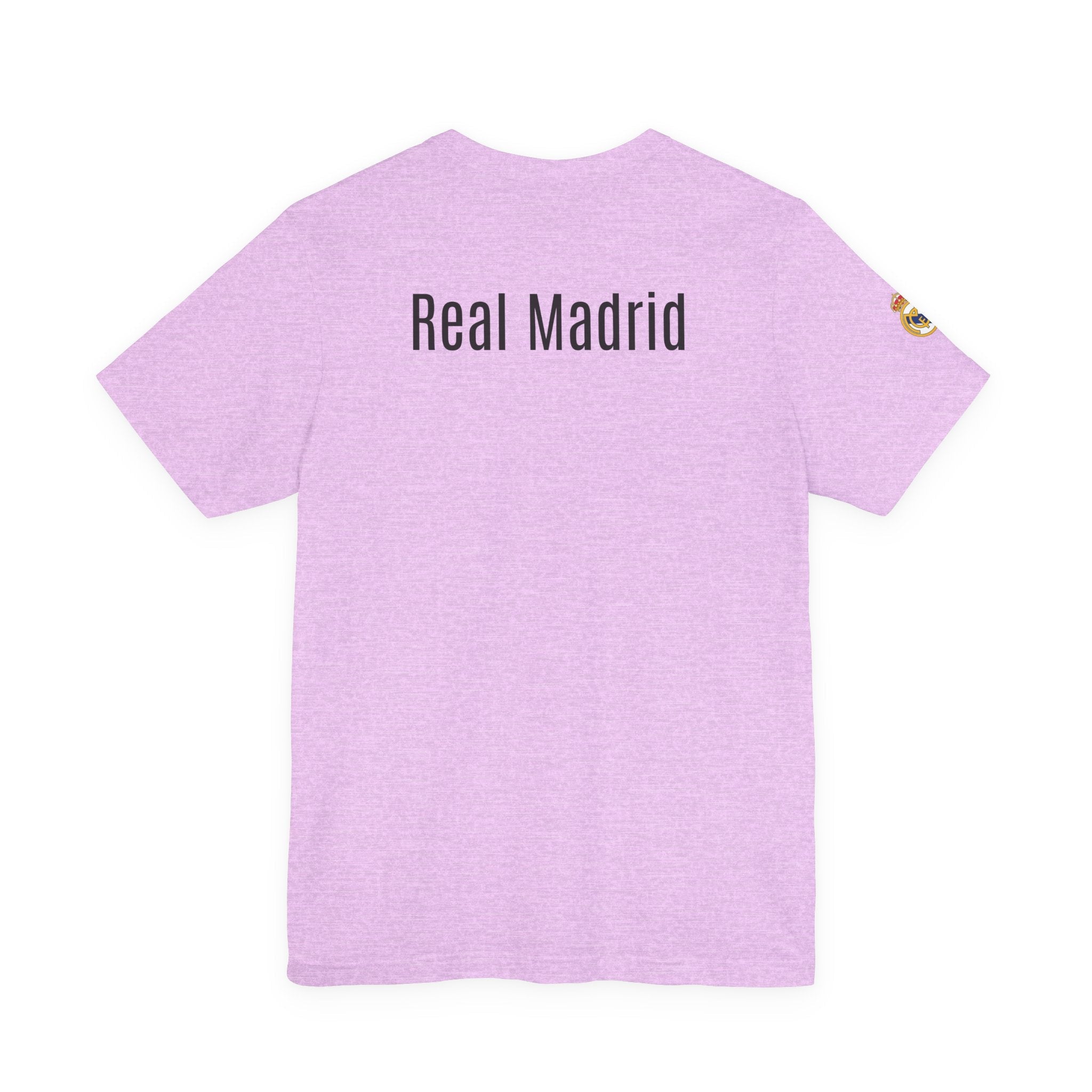 Real Madrid Crest Tee White Short Sleeve Soccer Shirt - Etna Gift