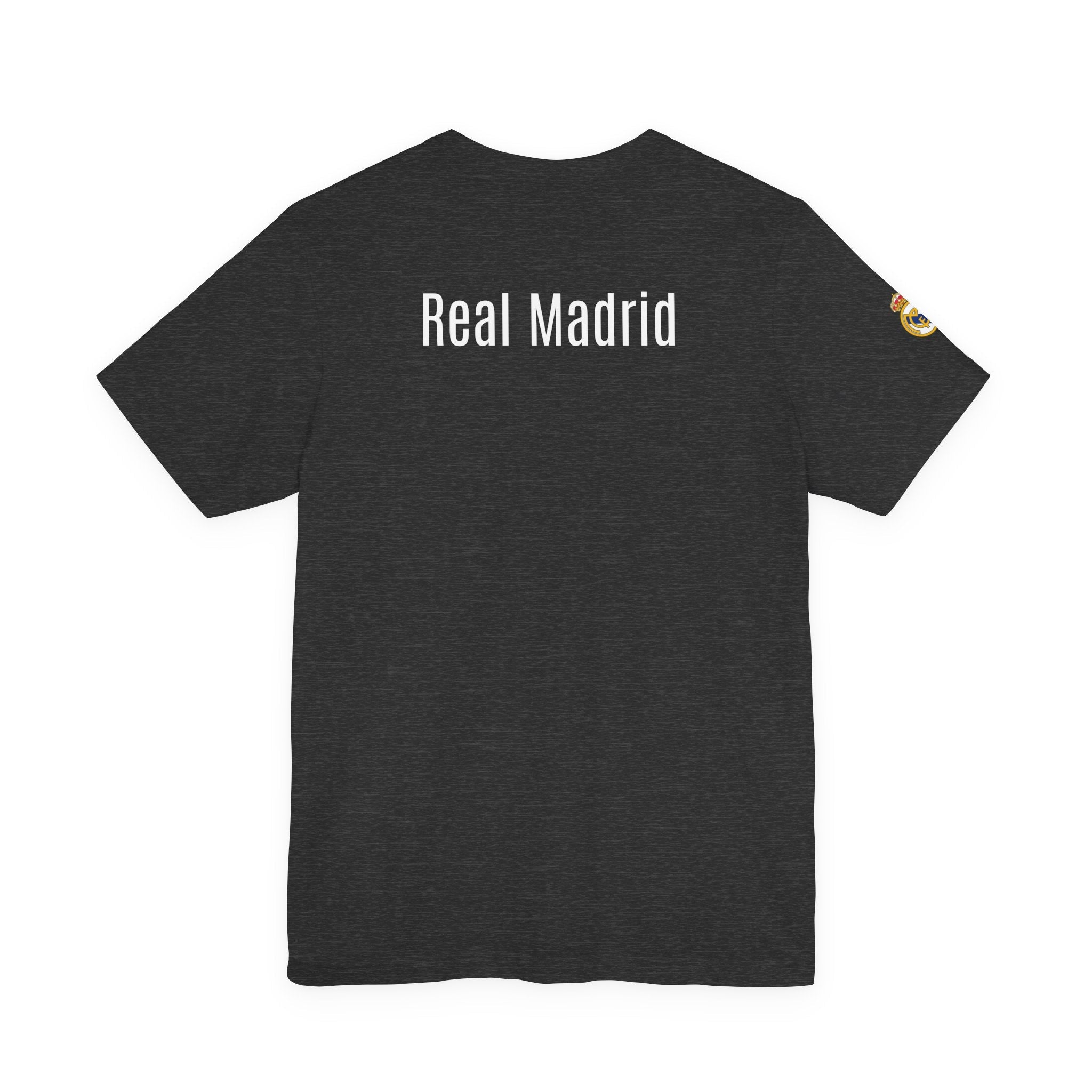 Real Madrid Crest Tee White Short Sleeve Soccer Shirt - Etna Gift