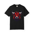 Red Bull Head Chicago T-Shirt Bull Illustration - Etna Gift