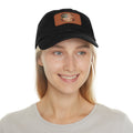 Route 66 Leather Patch Dad Hat Vintage American Road Trip Baseball Cap - Etna Gift