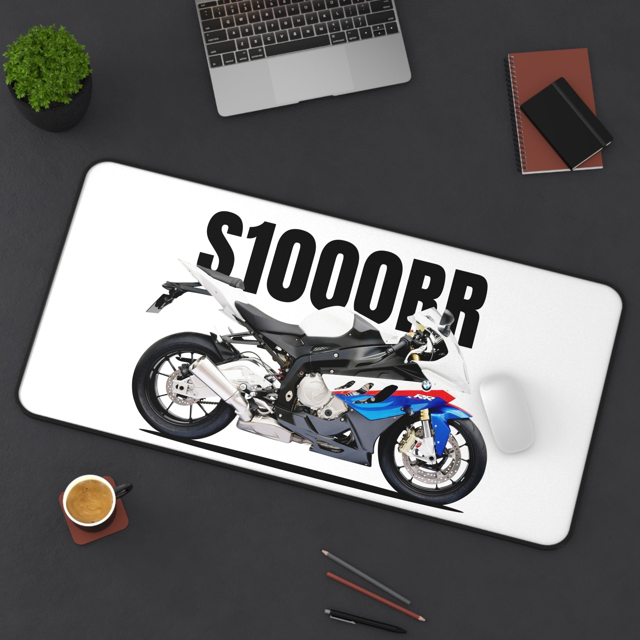 S1000RR Motorcycle Desk Mat — Sportbike Racing Mouse Pad - Etna Gift