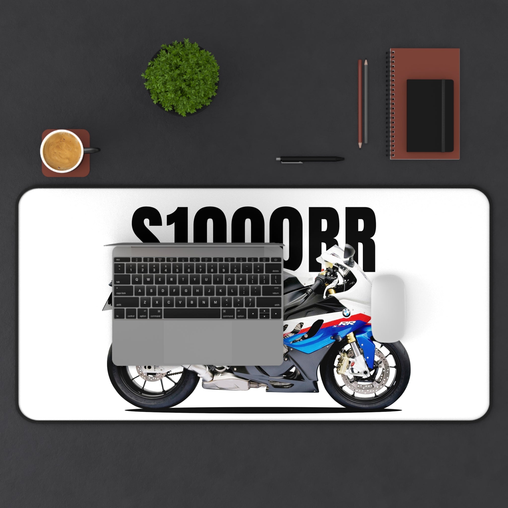 S1000RR Motorcycle Desk Mat — Sportbike Racing Mouse Pad - Etna Gift