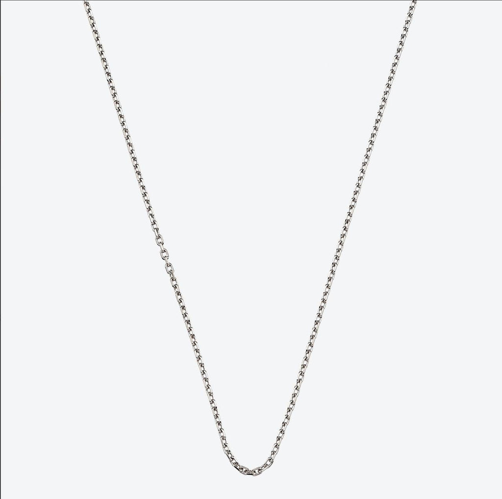 Silver chain necklace with 925 sterling silver plating - Etna Gift