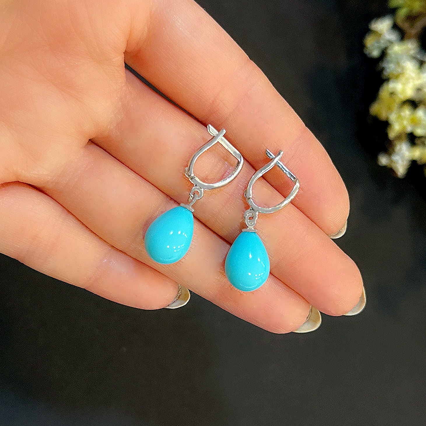  silver earring