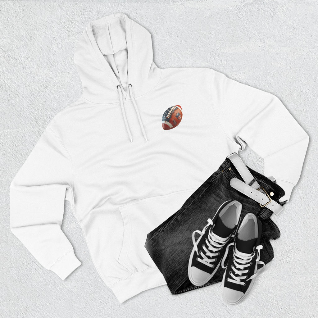 Skull Football Helmet Hoodie Men's Athletic Fleece Pullover - Etna Gift