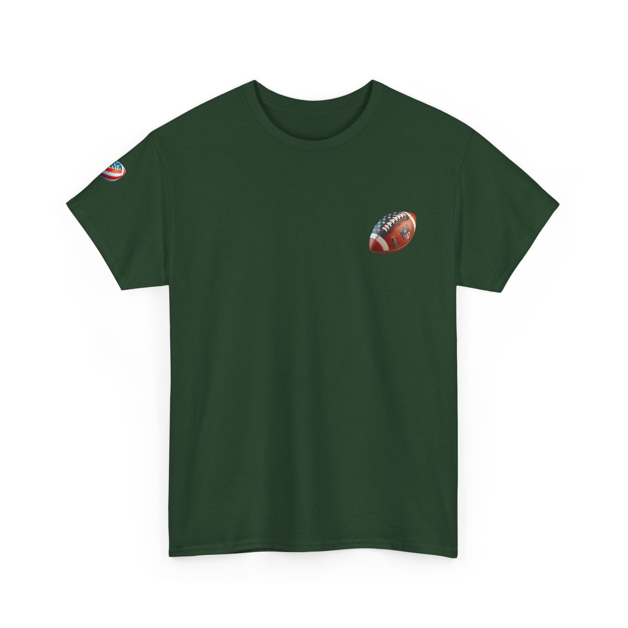 Skull Helmet Football Tee — Grunge Athletic Graphic T‑Shirt - Etna Gift