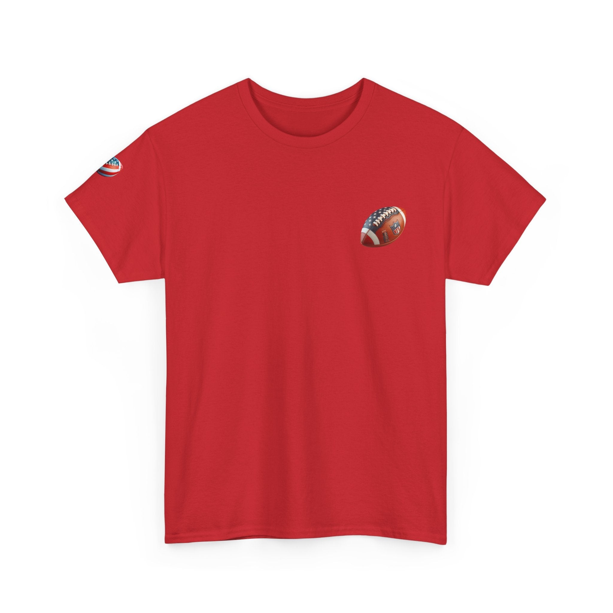 Skull Helmet Football Tee — Grunge Athletic Graphic T‑Shirt - Etna Gift