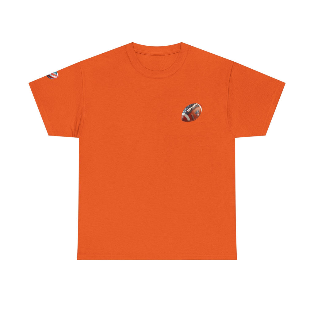 Skull Helmet Football Tee — Grunge Athletic Graphic T‑Shirt - Etna Gift